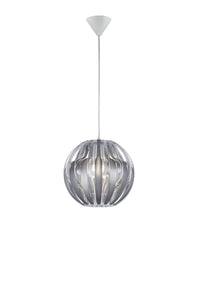 Lampada a Sospensione da Interno  E27 in Plastica Argento