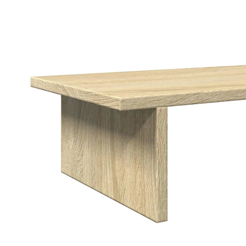 Supporto per monitor Sonoma scrivania/tavolo 100 x 27 x 15 cm legno ingegnerizzato marrone 02_0044977