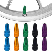 Ventioli per bicicletta - Copertura per pneumatici da bicicletta francese - Adatto per tutti i marchi - 10 pezzi - 5 colori - Coperture per pneumatici per bicicletta.