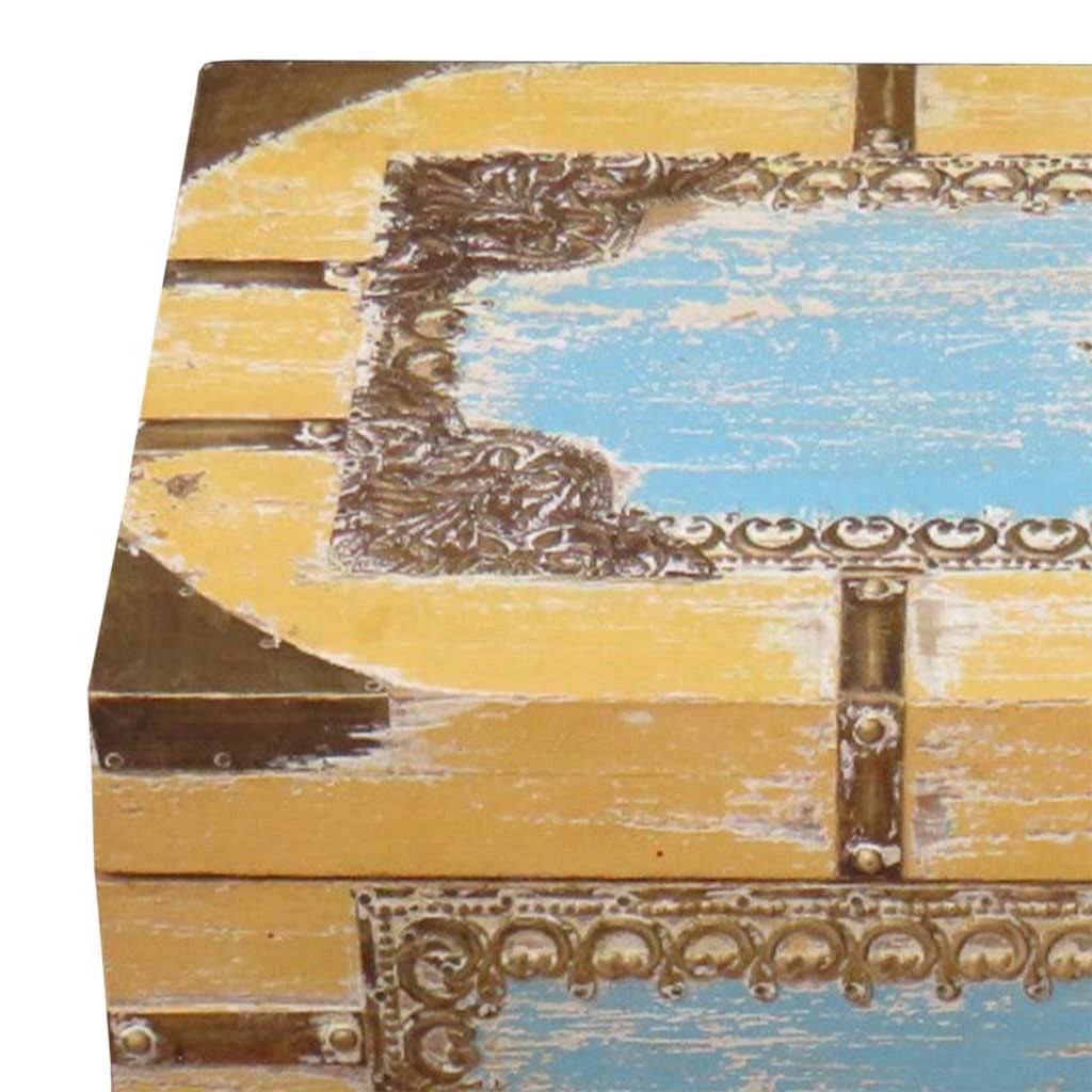 Baule in legno marrone 50x28x27h