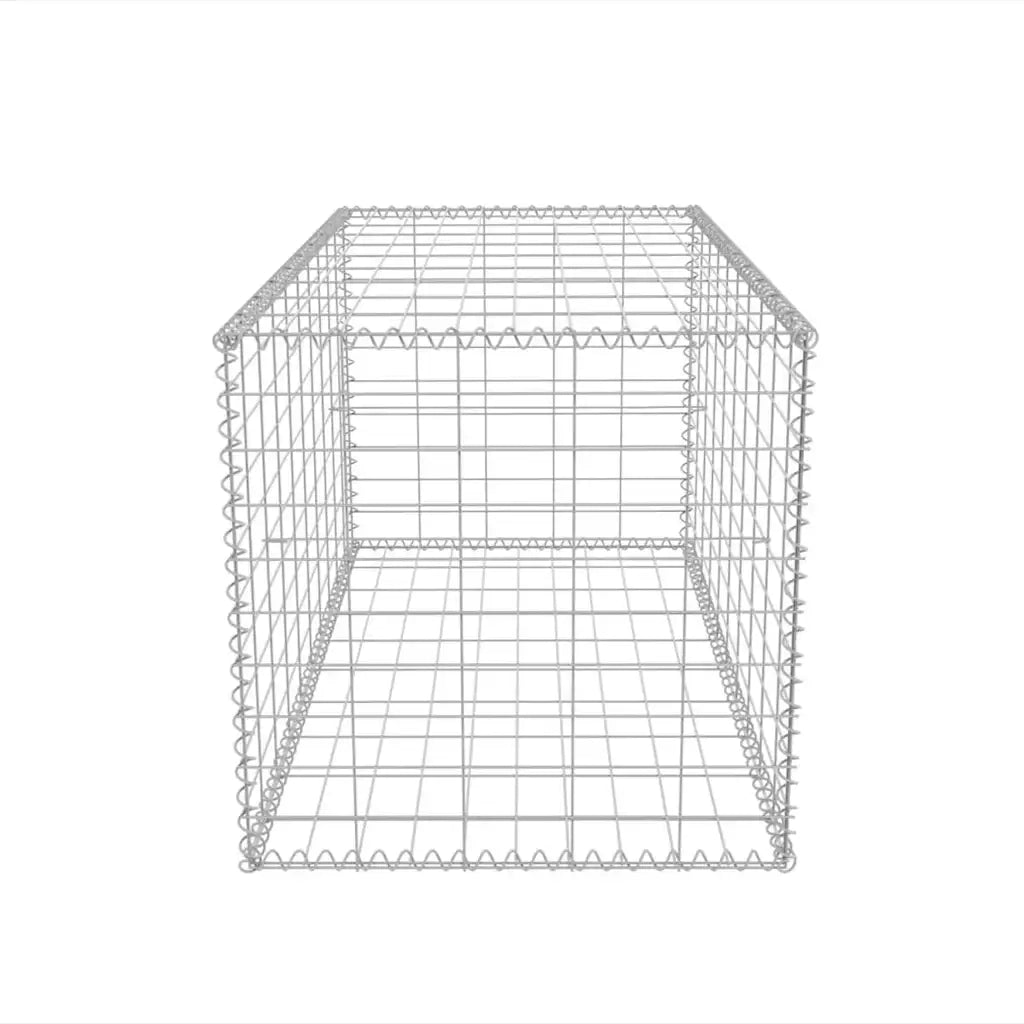 Gabbione in Rete in Acciaio Zincato 100x50x50 cm 142549