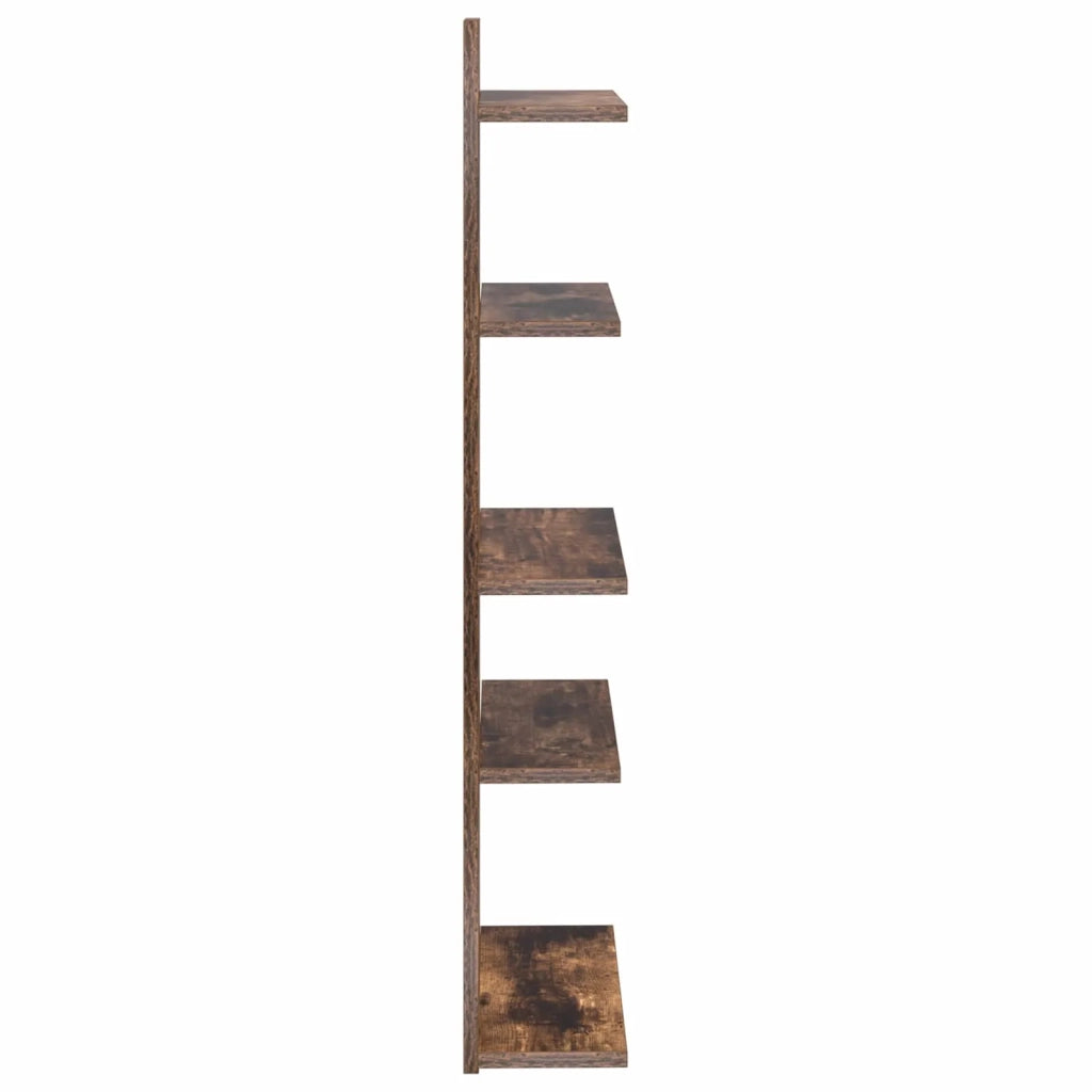 Mensola a muro flottante Rovere Fumo 48,5 x 15 x 101 cm 8012200