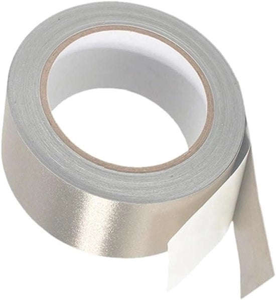 Tape di schermo a doppia guida 50m | Nastro Faraday tessuto | Doppia faccia alta protezione del nastro per isolamento di cavi | 15 mm largo
