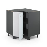 Vicco Mobile ad angolo cucina Bianco lucido 75.6 cm , PL Rovere