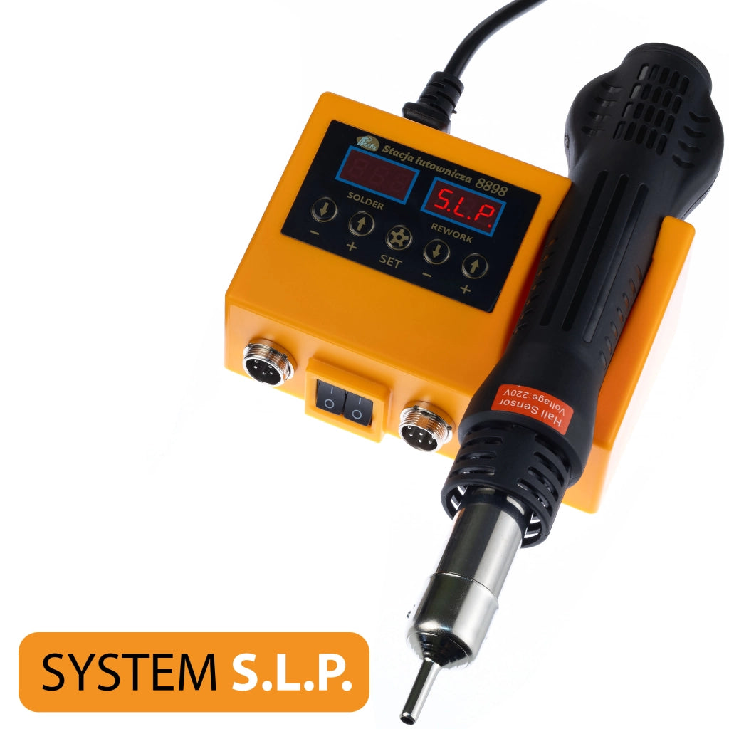 Stazione Saldante 2 in 1 OH660 – 660W, Display LED, Regolazione Temperatura | Saldatura Elettronica e Plastica