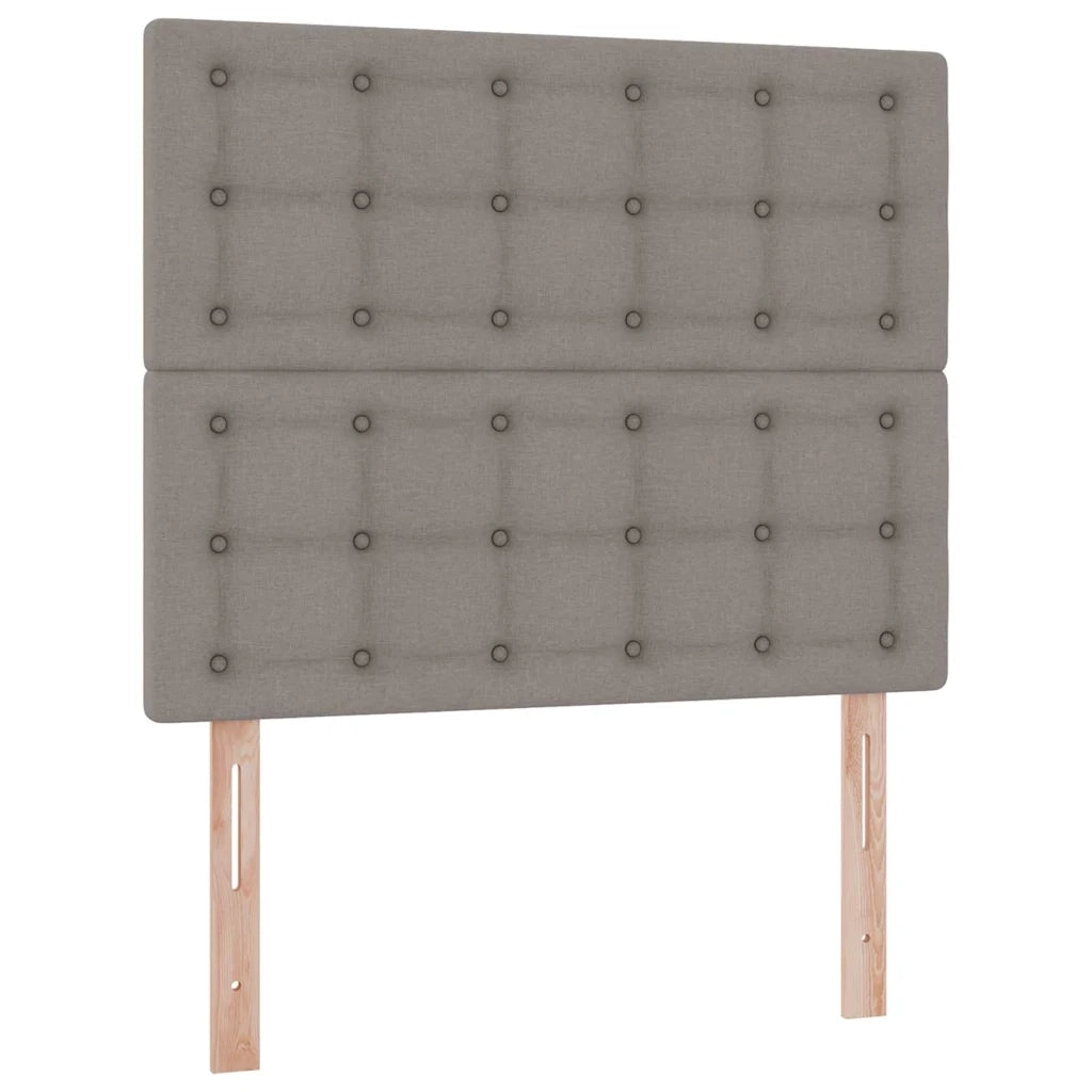 Letto con contenitore LED e materasso Tortora 120 x 200 cm