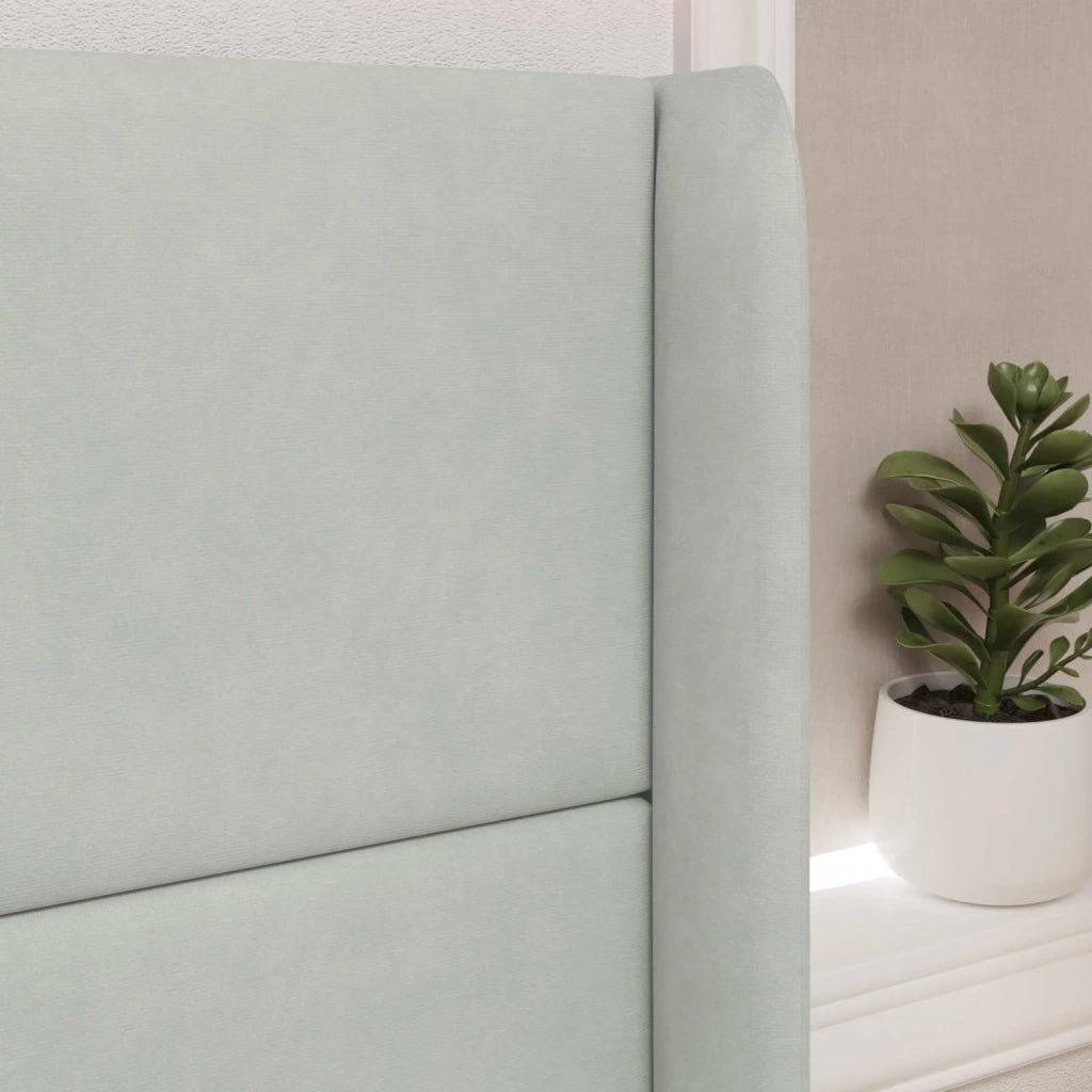 Orecchia della Testata Grigio chiaro 80 x 16 x 4 cm Velluto CFW3518955