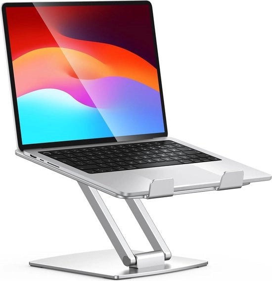Altezza Portatile in Alluminio per Laptop Risorbitante e Flessibile - Adatto per MacBook Air Lenovo Dell - 10-16 Pollici