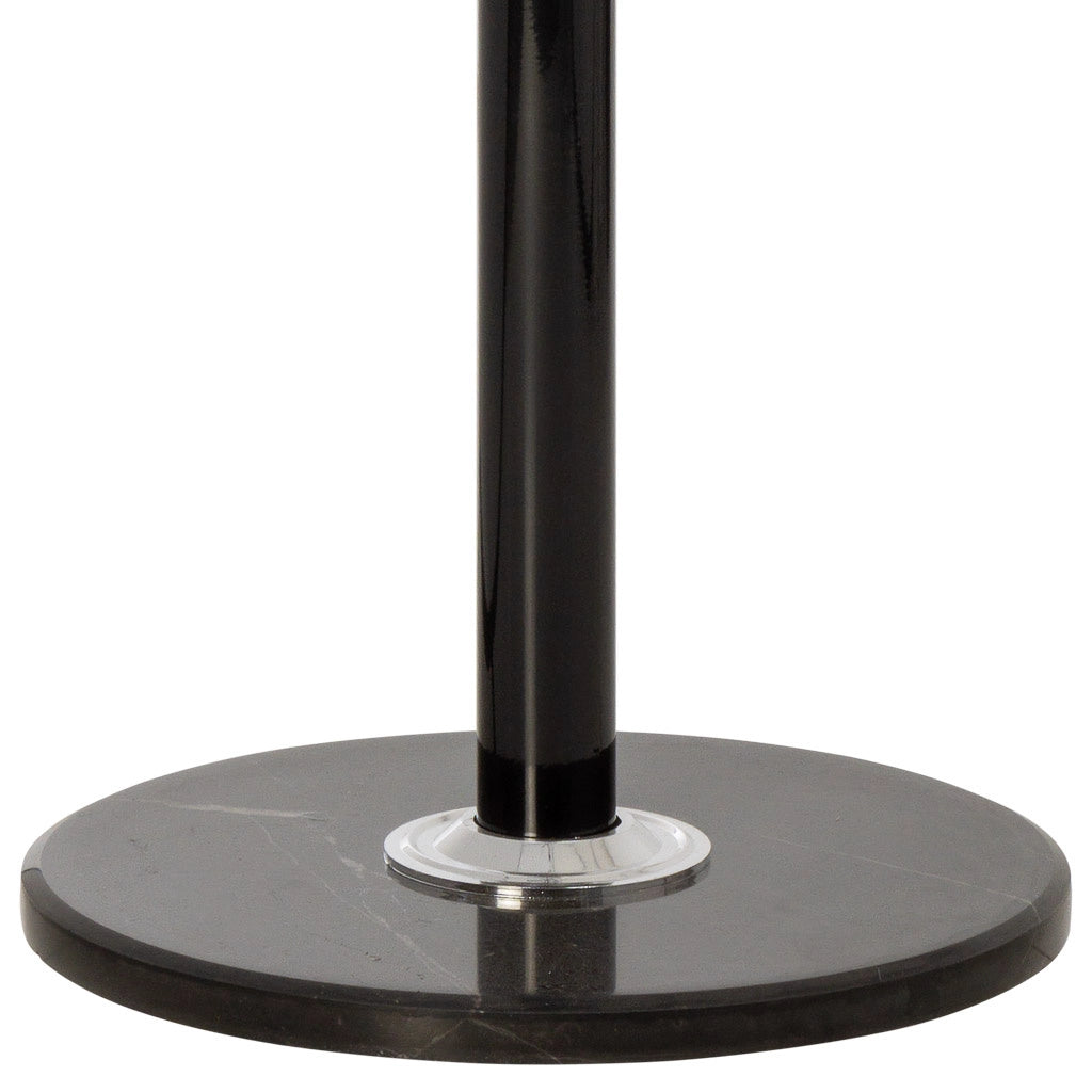 Perchero de metal negro con  y 6 ganchos D36X176h cm