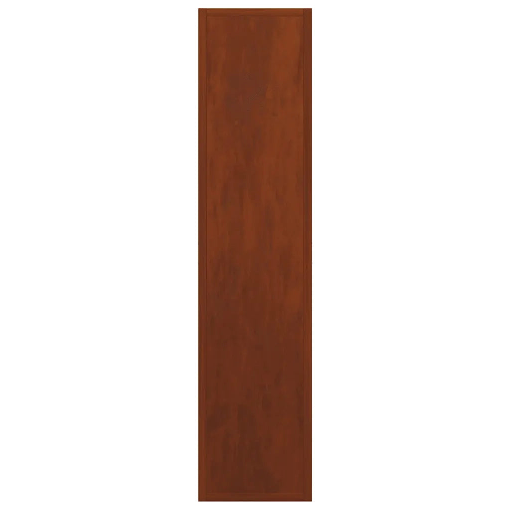 Rastrelliera per Legna da Ardere 50x23x100 cm in Acciaio Corten