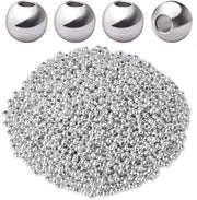 Afstandhouders Ronde Metaal - 140 Stuks - 3 mm - Sieraden/Armbanden/Halskettingen - Hoogwaardig Materiaal Zilveren Kralen