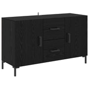 Credenza | Madia | Buffet da pranzo | Armadio da pranzo Rovere Nero 100 x 36 x 60 cm Legno multistrato