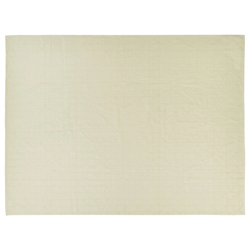 Copriletto decorativo in cotone beige 150 x 200 cm biancheria da letto design classico camera da letto