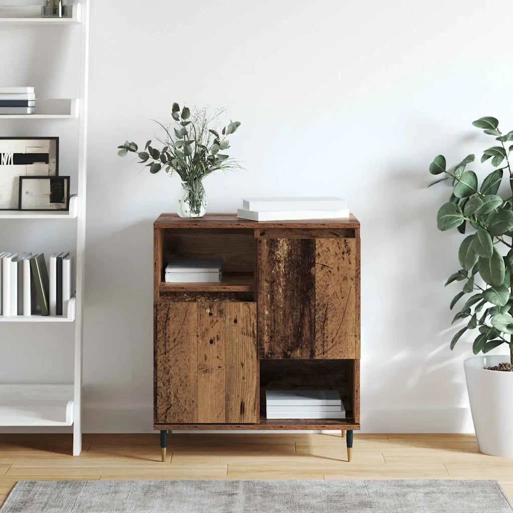 vidaXL Credenza Legno vecchio 60 x 35 x 70 cm Legno multistrato