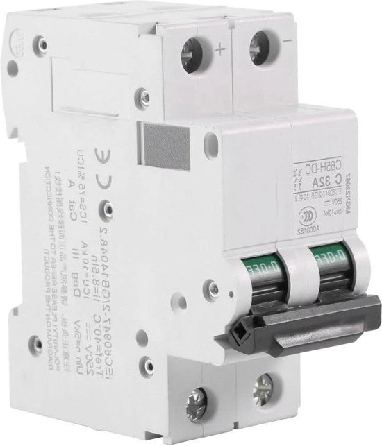 Miniatuur linea di protezione 250V Tensione di alimentazione DC per sistema di raccolta solare DIN rail (32A) - 2P, Solare.