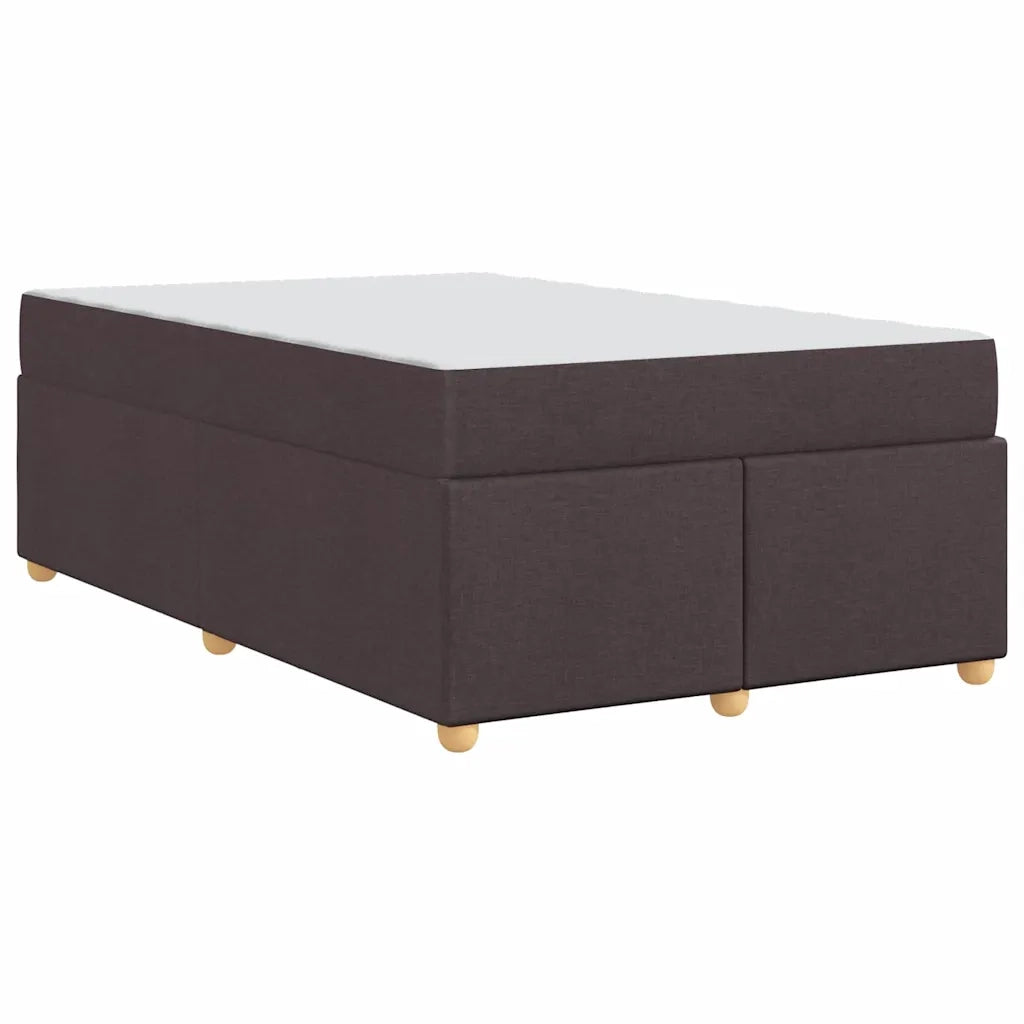 vidaXL Struttura del letto Marrone scuro 120 x 190 cm Tessuto
