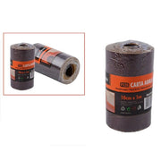 Trade Shop - 2 Rotoli Carta Vetrata Abrasiva 5 Metri Grana P120 Levigare Smussare -