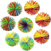 8 palline di silicone in forma di pallone elastico regolabile con corda regolabile palline morbide e soffici palline pluche per ridurre lo stress e migliorare le abilità sensoriali.