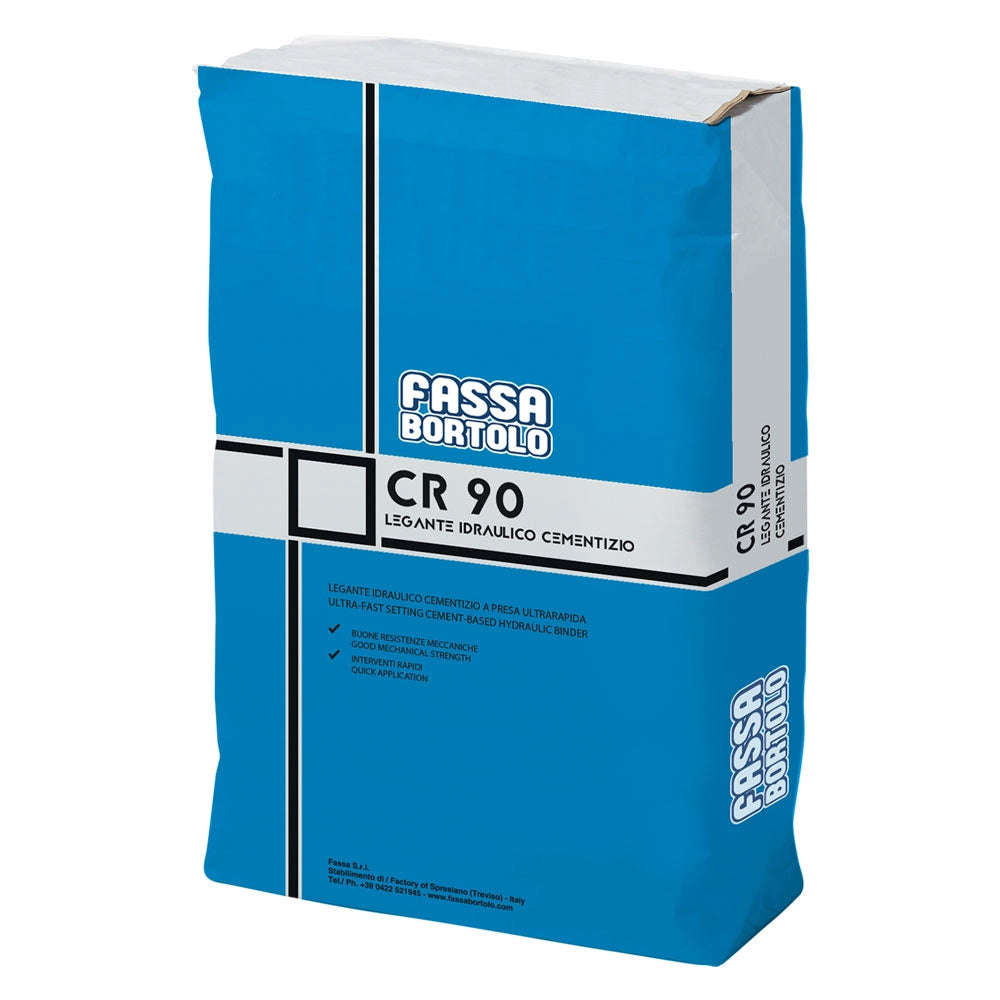 LEGANTE IDRAULICO CEMENTIZIO 'CR90' Kg. 5 - colore grigio- 5 pezzi  - FASSABORTOLO