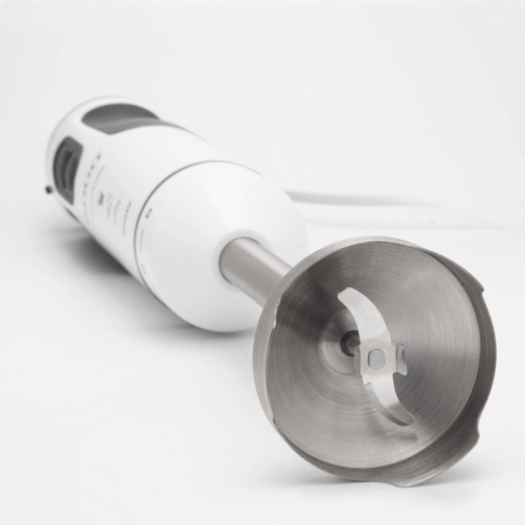 Frullatore elettrico a immersione 600W, 5 velocità variabili, lame acciaio inox, bicchiere graduato 700ml cucina - SOGO