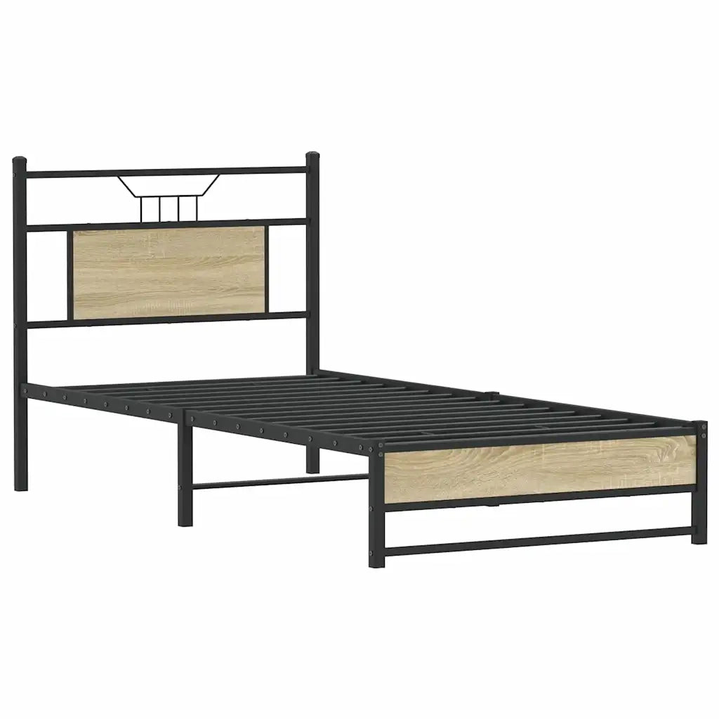 Giroletto senza Materasso Rovere Sonoma 90x190 cm in Truciolato 4106954