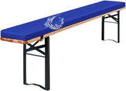 Cuscino per Sedia - Cuscino per Sedia - Rilassarsi all'Aperto - Impermeabile Antiscivolo - 200x30 cm - Blu