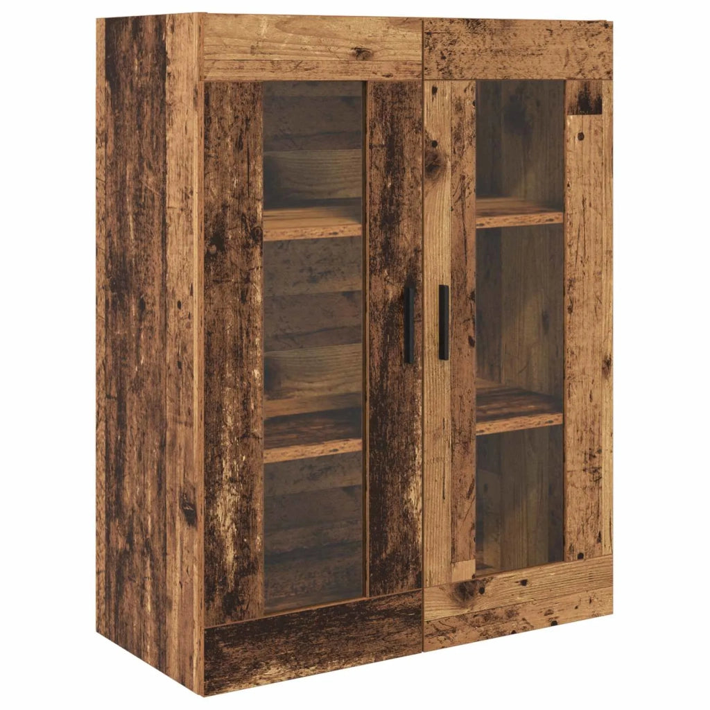 Credenza con cassetto 2 pcs Legno vecchio Legno multistrato