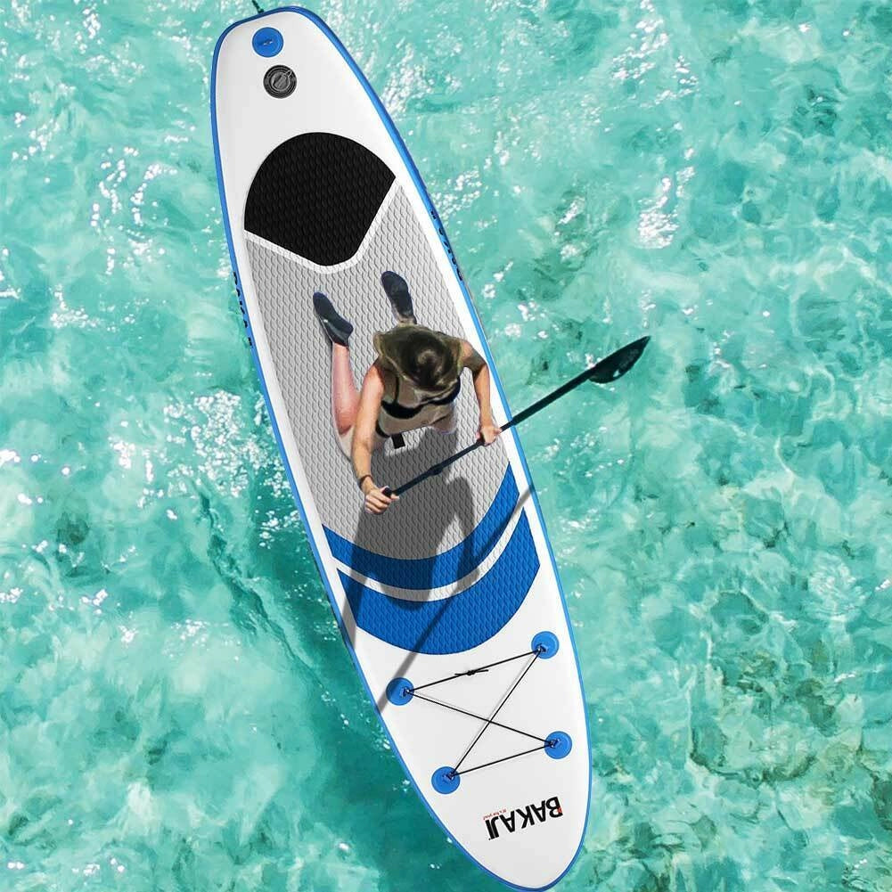Tavola SUP Gonfiabile Paddle Board con Pagaia e Accessori Sport Mare 320 x 81cm