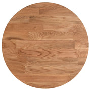 Piano Tavolo | Superficie Tavolo | Piano Scrivania Rotondo Marrone Chiaro ?30x1,5 cm Rovere Trattato