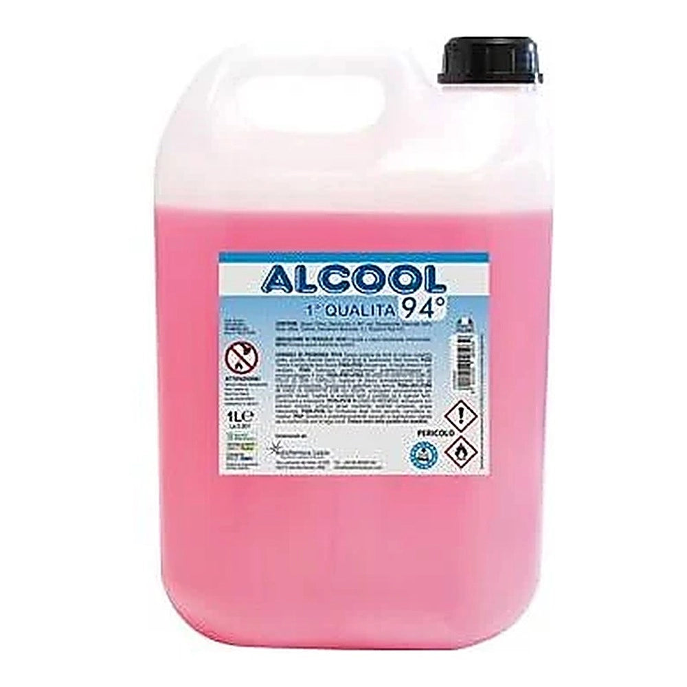Alcool etilico denaturato 94 gradi per gomma lacca *** formato 5 litri, confezione 1