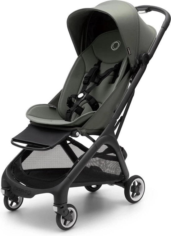 Carriolo di viaggio ultracompatto - Piccolo e leggero - Ripiegabile in modo semplice - Ergonomico - Forest Green - Carriolo di viaggio urbano ripiegabile aereoporti