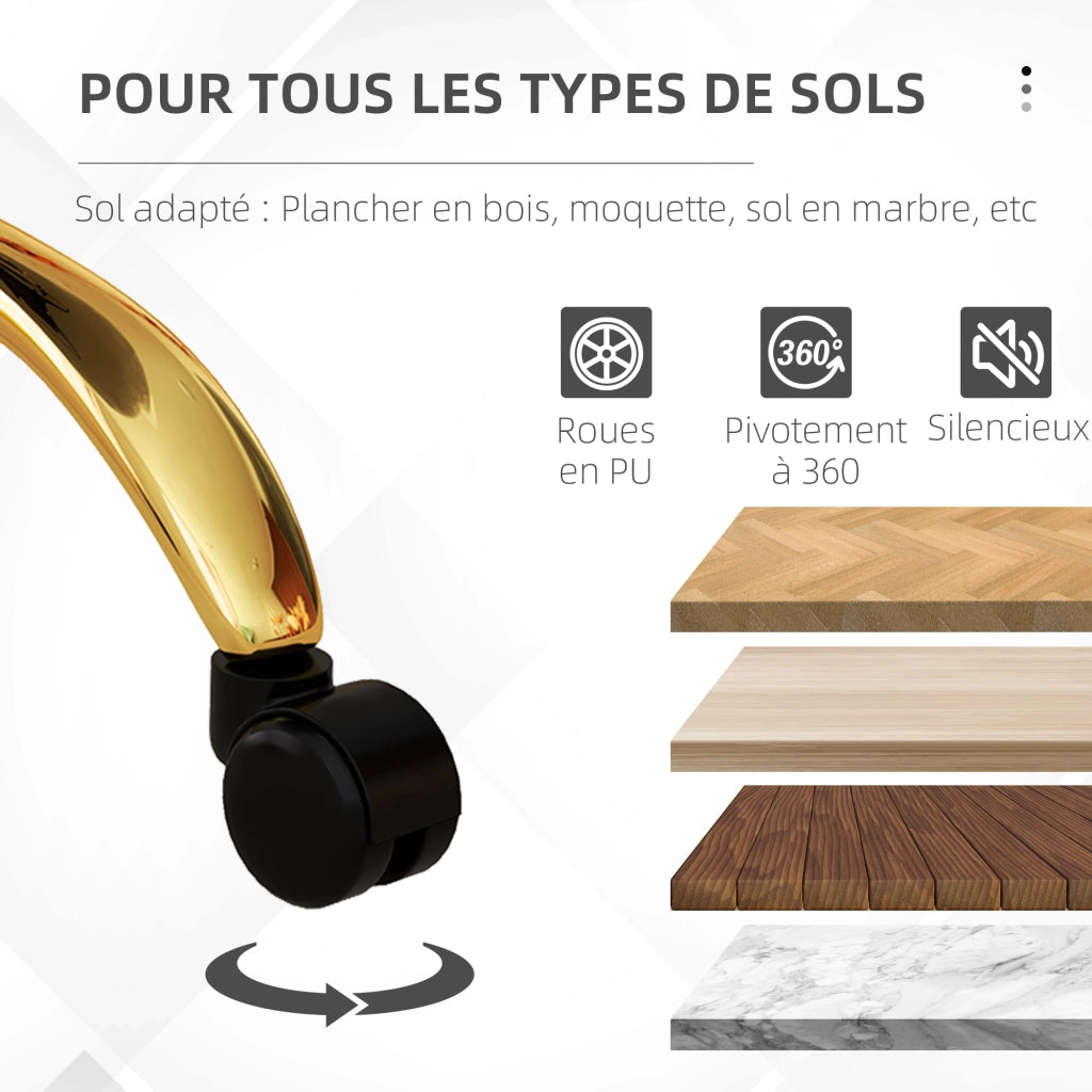 Sedia da ufficio ergonomica regolabile in altezza ¨C zephmum ¨C bianco