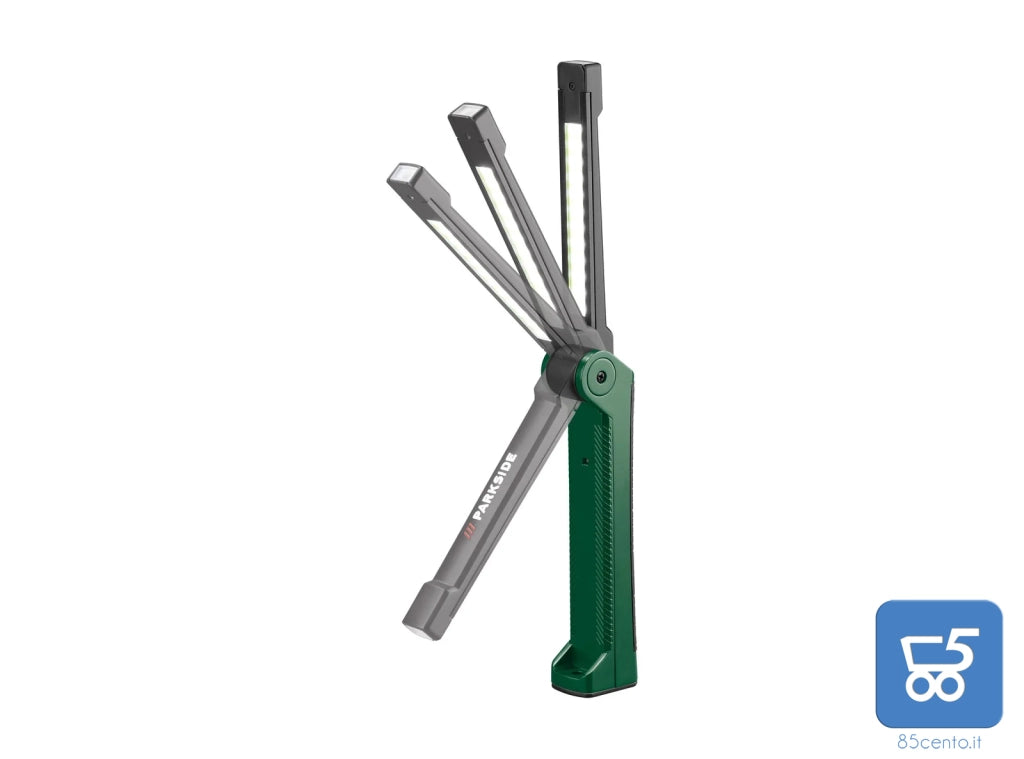 Lampada da lavoro a LED PARKSIDE PAL 2200 B5 con Base di Ricarica USB-C