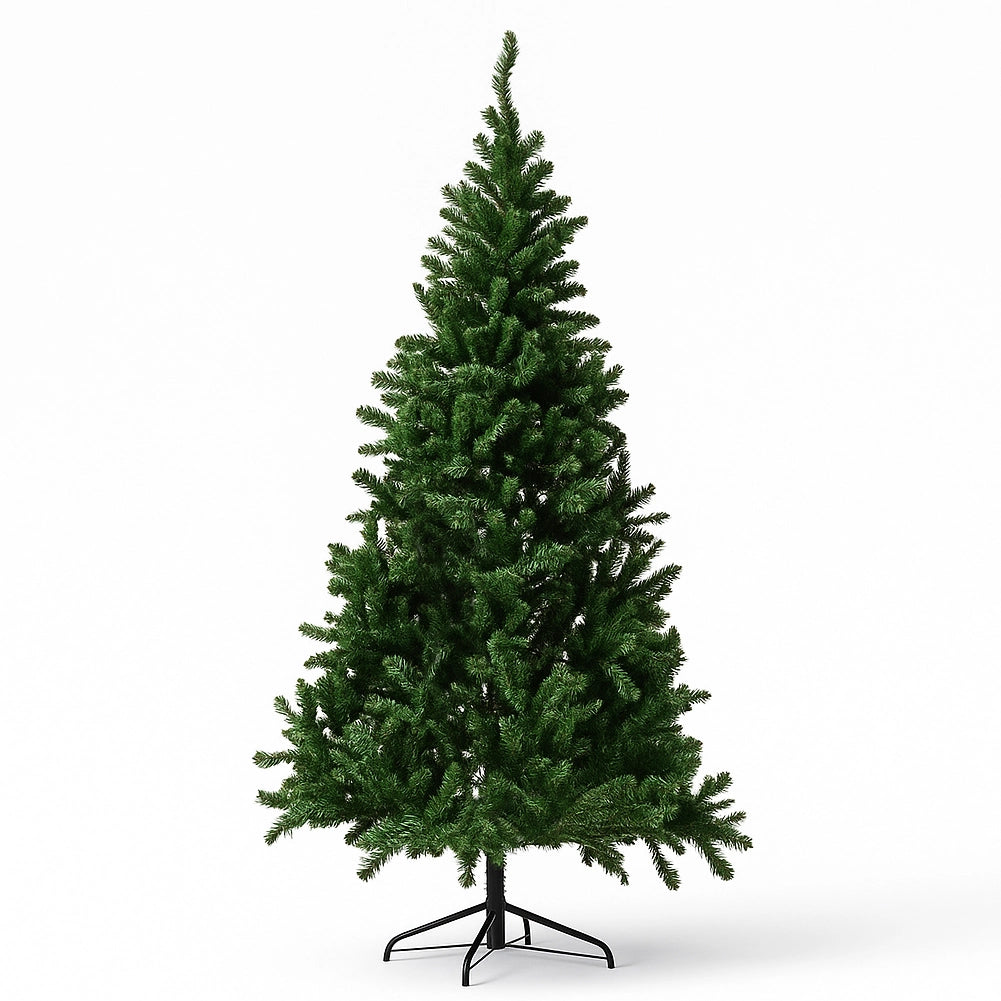 Albero di Natale Verde Monte Saturno 180 cm e 650 Rami Decorazione Natalizia