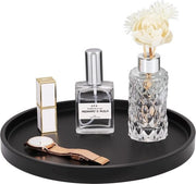 Scatola Decorativa per Organizzazione di Oggetti - Scatola Rotonda in Resina per il Water Tank del Bagno - Contenitore per Gioielli e Cosmetici per la Camera da Letto, il Contachenere e il Mobile