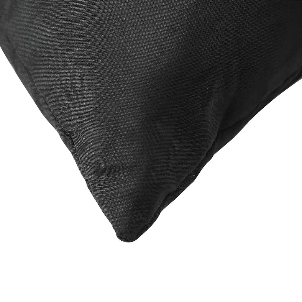 Cuscini per Divano 4 pz-Set di 4 Cuscini per Sofa Neri 40x40 cm in Tessuto