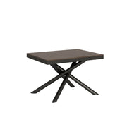 Tavolo allungabile 90x120/224 cm Famas Evolution telaio Antracite - Noce