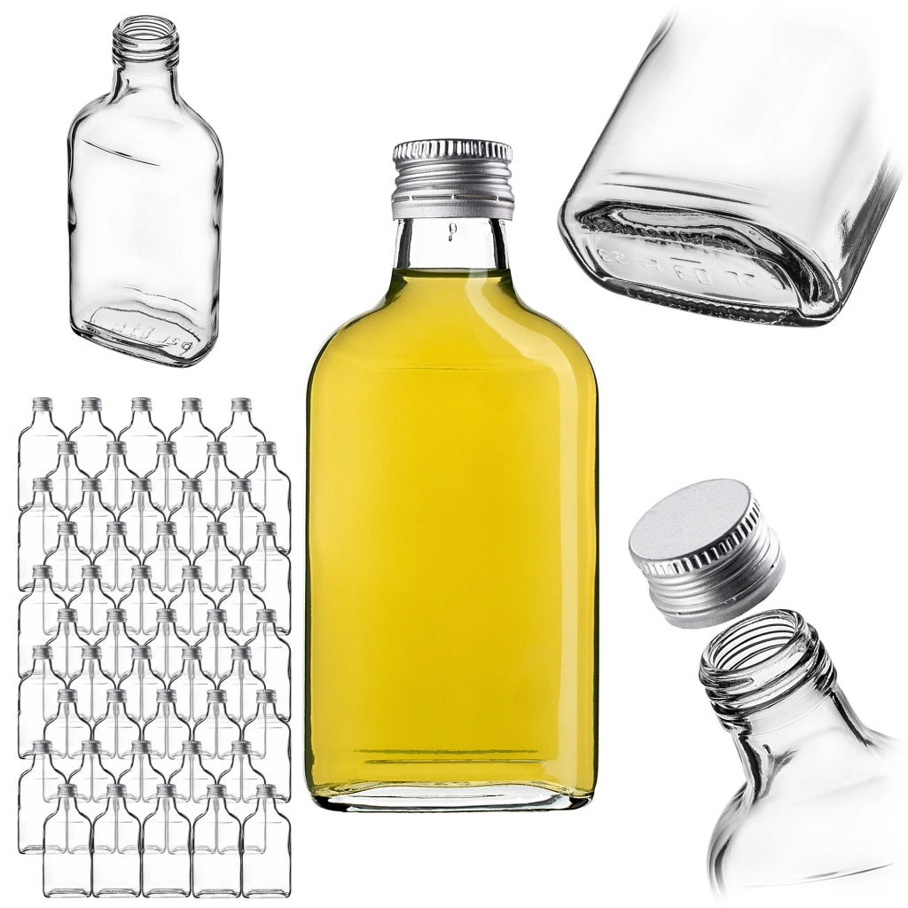 KADAX Butelka piersiówka 200ml BUT200 z zakrętką s