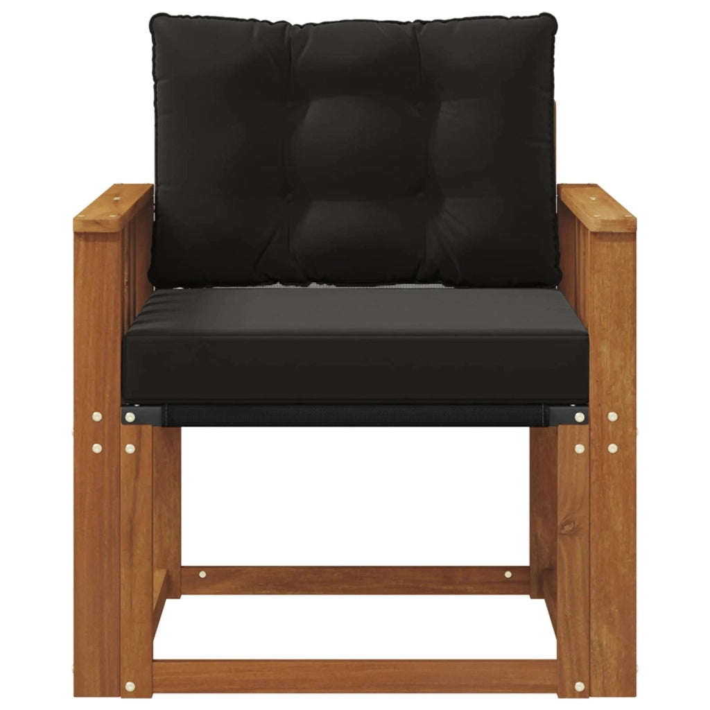2 Pezzo Divano da esterno-Divano da Giardino-Sofa da giardino Legno di Acacia Massello Naturale 988759