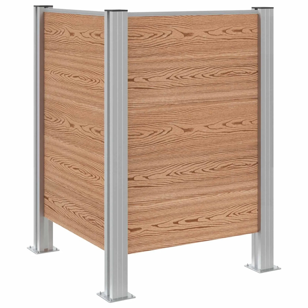 Recinzione Contenitore per Rifiuti Marrone 85 x 85 x 115 cm 42039183
