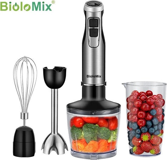 Mixere elettrico a stantuffo - Handmixer - 1200 W - Portatile - Blender