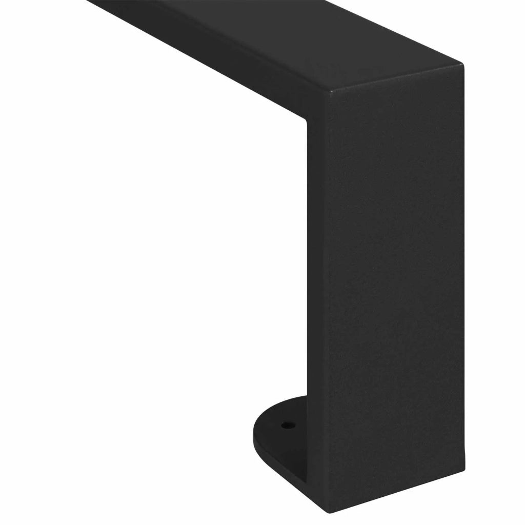 Piedini per mobili 12 pcs Nero 341 x 40,5 x 100 mm Ferro 864809