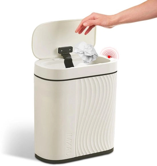 Bacino della Spazzatura Automatico 8L con Sensore - Bacino della Spazzatura per Bagno, Bacino della Spazzatura per Cucina, Impermeabile all'Acqua e ai Odi, Silenzioso, Senza Contatto 

Modello: 
Capacità: 8L
Dimensioni: 
Peso: 
Potenza: 
Certificazioni:
