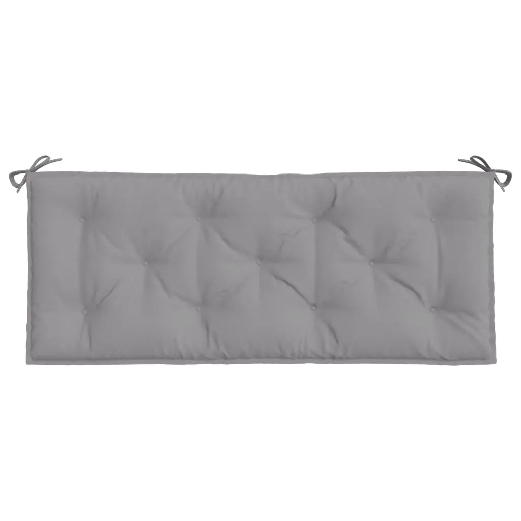 Cuscino per Panca Grigio 120x50x7 cm in Tessuto Oxford 361584