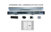 AUTOMAZIONE PORTA SCORREVOLE 1 ANTA FINO A 2770 MM 24V INIFISSI VETRO DFM