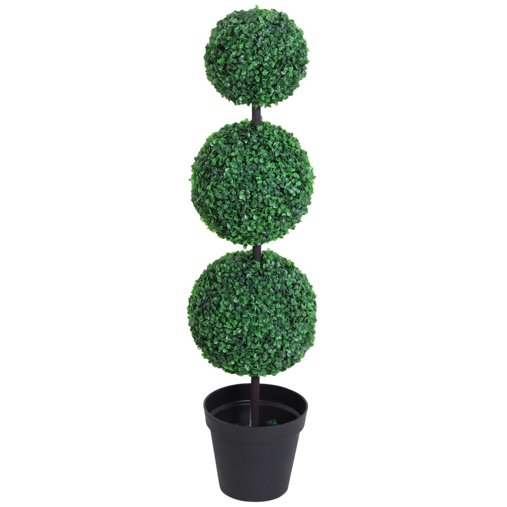 Buis Artificiale Topiaria in Forma di Sfere ¨C zephmum ¨C Verde ?30x112cm