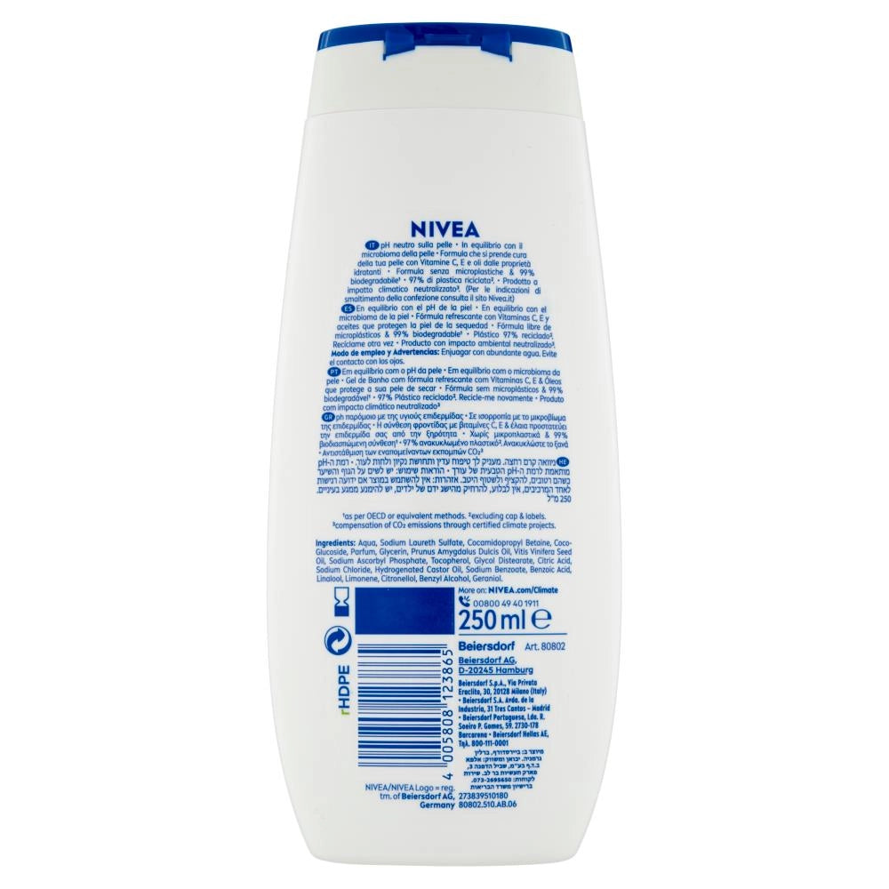 NIVEA SET 6 PZ DOCCIA CREMA IN FORMATO DA 250 ML
