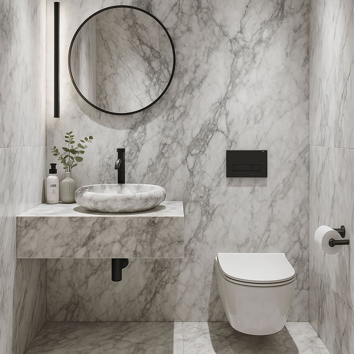 Lavabo Da Appoggio Rea Roxy C Stone L. Grey