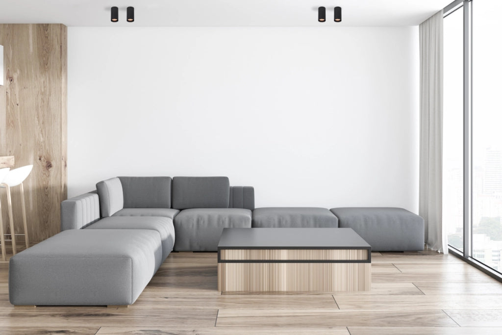 Spot soffitto tubo tondo 10cm nero GU10 10W Italux