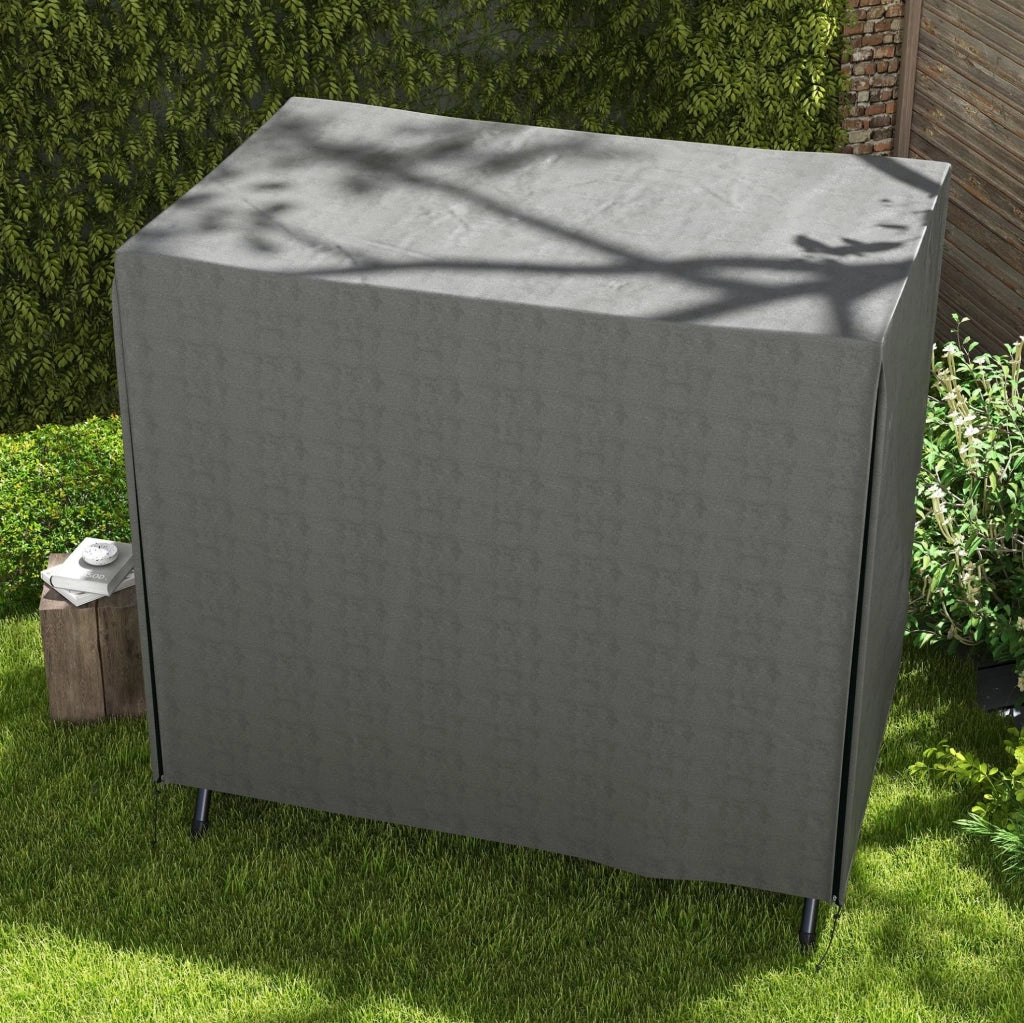 Copertura per altalena da giardino a 3 posti; resistente agli agenti atmosferici; grigio scuro